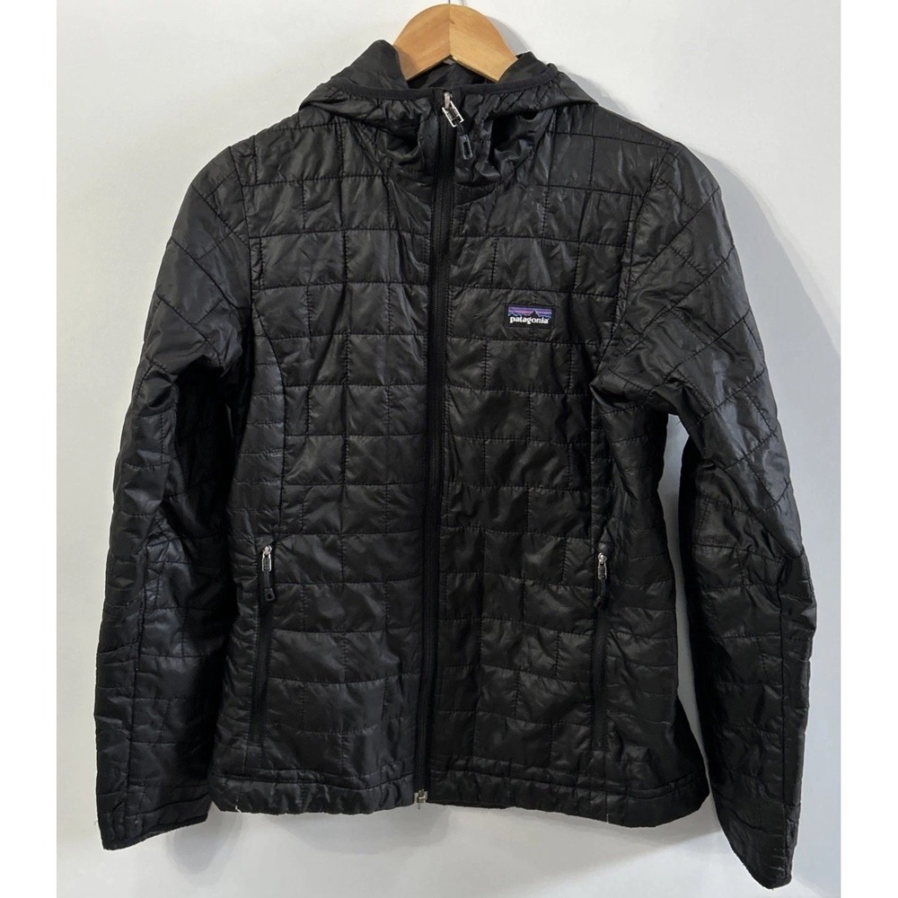 Women's PATAGONIA NANO PUFF Hoody Lightweight Quilt Jacket Puffer Zip 84226 Sm